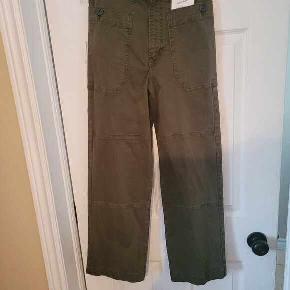 FRAME Cropped stretch-cotton twill cargo pants - Picture 5 of 7